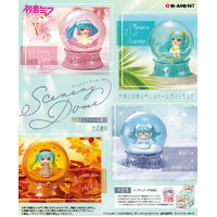 Re-Ment Hatsune Miku Series Scenery Dome - Performance of the Seasonal Story - Complete Set of 4