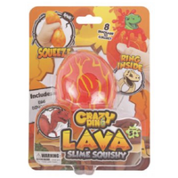 Crazy Dino - Lava Slime Squishy - Kids Children Interactive Play Toy