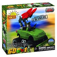 Small Army - 60 Piece - Charlie Military Vehicle - Construction Set