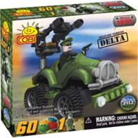 Small Army - 60 Piece - Delta Military Vehicle - Construction Set
