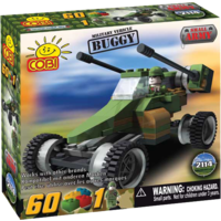 Small Army - 60 Piece - Buggy Military Vehicle - Construction Set