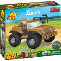 Small Army - 60 Piece - Storm Military Vehicle - Construction Set