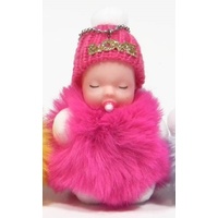 LOVE - Sleeping Baby - Fushsia