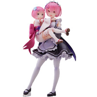 Re:ZERO -Starting Life in Another World- Figure - 1/7 Ram & Childhood Ram