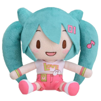 SEGA Fuwapuchi Hatsune Miku Series Plush EX - Hatsune Miku Live Cheering