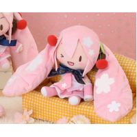 Preciality Hatsune Miku MP Plush - Sakura Miku Winking