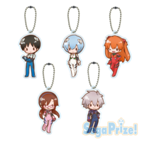 Evangelion - Acrylic Keychain Mascot feat. Sangatsu Youka Vol.2