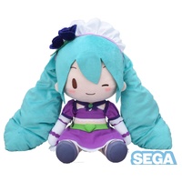SEGA fuwa petit - Hatsune Miku x Love and Berry Dress Up and Dance Plush - Sparkly Purple (LL)