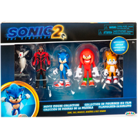 Sonic the Hedgehog 2 - Sonic, Tails, Knuckles, Robotnik & Buzz Bomber - 2.5” Mini Figure 5-Pack