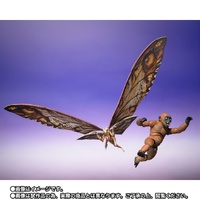 S.H.MONSTER ARTS Godzilla x Kong The New Empire - Suko & Mothra (2024) & Option Parts Set PREMIUM BANDAI EXCLUSIVE