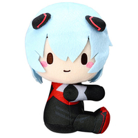 SEGA Kuttsuki Nuigurumi - Rebuild of Evangelion Attaching Plush - Rei Ayanami