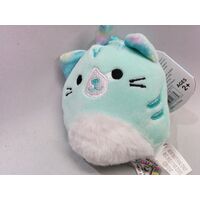 Squishmallows - 3.5 inch Clip - Plush - Iman The Teal  Caticorn (Limit ONE per customer)