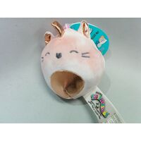 Squishmallows - 3.5 inch Clip - Plush - Feodora The Gold Caticorn (Limit ONE per customer)