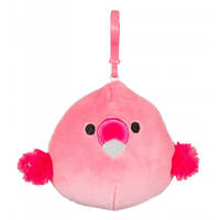 Squishmallows - 3.5 inch Clip - Sea Life - Plush - Cookie The Flamingo