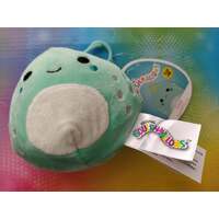 Squishmallows - 3.5 inch Clip - Plush - Chet the Green Dinosaur