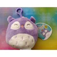 Squishmallows - 3.5 inch Clip - Plush - Fania The Queen Purple Owl