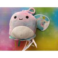Squishmallows - 3.5 inch Clip - Plush - Janet The Rainbow Jellyfish