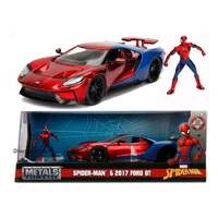 Marvel Spiderman - Spider-Man & 2017 Ford GT - 1:24 Scale