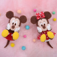Mickey & Minnie Red Cheeks Special Fluffy Kororin Plush Toy