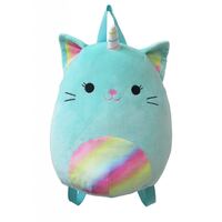 Squishmallows - 12" Plush Backpack - Nicole The Aqua Caticorn