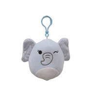Squishmallows - 3.5" Clip Ons - Mila The Grey Elephant