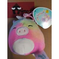 Squishmallows - Phoenix The Rainbow Unicorn -  3.5” Clip-On Mini Plush