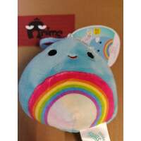 Squishmallows - Vera The Rainbow -  3.5” Clip-On Mini Plush