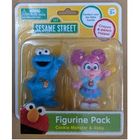 Sesame Street - Figurine 2 Pack - 3" Cookie Monster & Abby