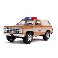 Hollywood Rides - Stranger Things - Hopper's 1980 Chevy K5 Blazer - 1:32 Scale Die-Cast Metal Vehicle