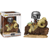 Star Wars: The Mandalorian - The Mandalorian & The Child on Bantha Deluxe - Pop! Vinyl Figure
