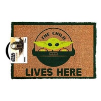 Star Wars: The Mandalorian- The Child Lives Here! -  Doormat