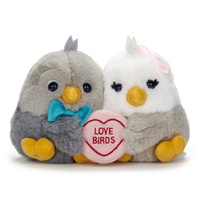 Swizzels - Love Hearts: Bird Couple Love Birds - Plush 9"