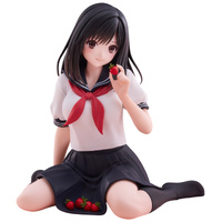 TAITO Desktop Cute Figure - Strawberry 100% - Aya Tojo School uniform Ver.