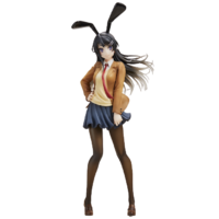 Seisyunbutayarou Rascal Series Mai Sakurajima Uniform Bunny Ver. PVC