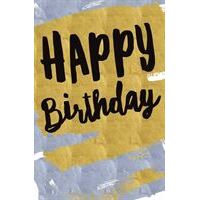 Happy Birthday - Male