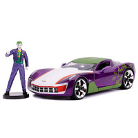 The Joker & 2009 Chevy Corvette Stingray - 1:24 Scale