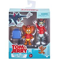 Tom & Jerry - 2 Pack - 3" Figures - Hotel Bellhops Tom & Jerry
