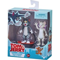Tom & Jerry - 2 Pack - 3" Figures - Skateboarding Tom & Toots