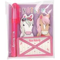 Top Model - Miss Melody - Mini Sticky Notebook & Mini Ballpoint Pen