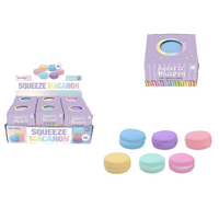 Macaron - Squishy - Assorted Colours - 6.6cm