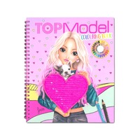Top Model - Colouring Book with  Heart Sequins
