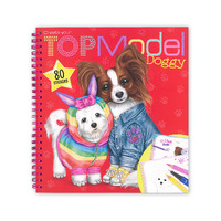Create your TOPModel - Doggy - Colouring Book