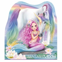 Fantasy Model - Notepad - Mermaid & Unicorn 