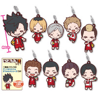 Nitotan Haikyu!! Nekoma High School Uniform Rubber Mascot Rubber Mascot (Sold Separately)