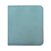 Trading Card Binder – 12 pocket -  Zippered PRO Binder - Holds 480 Cards- Light Blue