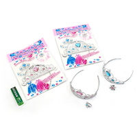 Tiara & Ring Set (Blue or Pink)
