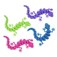 Fidget Gecko - Spin, Wiggle, Shake - Fidget Toy - Assorted Colours