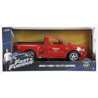 The Fast and the Furious - Brian’s Ford F-150 SVT Lightning 1/24th Scale Die-Cast Vehicle Replica
