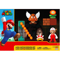 World of Nintendo - 2.5" Lava Castle Diorama Set