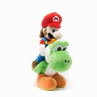 World of Nintendo - Super Mario Bros - 8" Plush - Mario Riding Yoshi  !